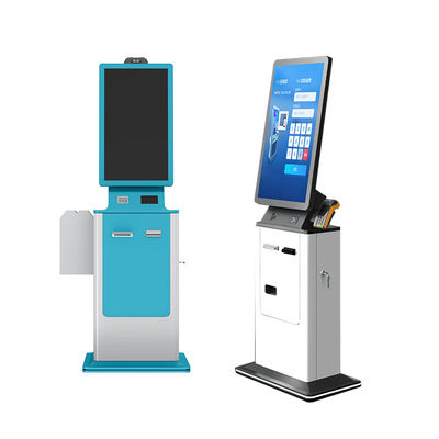 Buy Touch Screen Hotel Automatic Payment Terminal Kiosk Cash Check in Self Service Terminal Self Service Kiosk online manufacture
