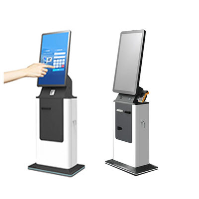 Buy Crtly Payment Kiosks 27 32 Inch Touch Screen Ticket Printing Machine Customer Parking Hospital Hotel Check in Payment Kiosk online manufacture