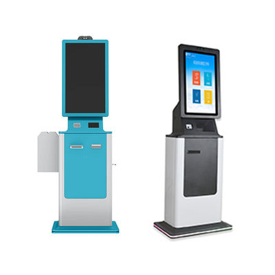 Buy ODM/OEM Touch Screen Self Kiosk Ticket Printer Passport Scanner Cash Receipter Self Sevice Payment Kiosks online manufacture