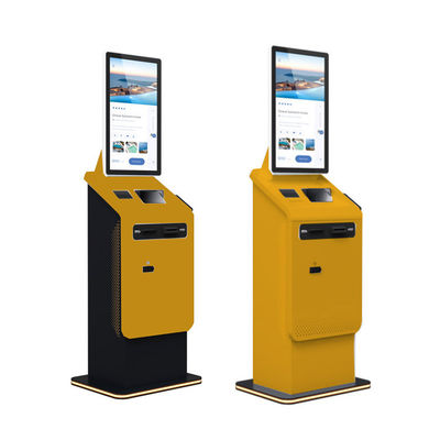 Buy 27-32 Inch Touch Screen Self Service Kiosk with Cash Coin Recycler and Receipt Printer for Indoor Payment online manufacture