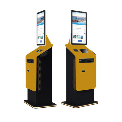 buy 27 32 Inch Touch Screen Payment Kiosk Self Service Cash Coin Recycle Acceptor Machine Foreight Currency Exchange Kiosk Terminal online manufacture