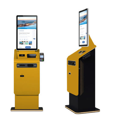 주문 OEM 27/32 Inch Android/Win Self Service Payment Kiosk with Touch Screen A4 Printer/QR Scanner/Cash Dispenser Coin Recycler online manufacture