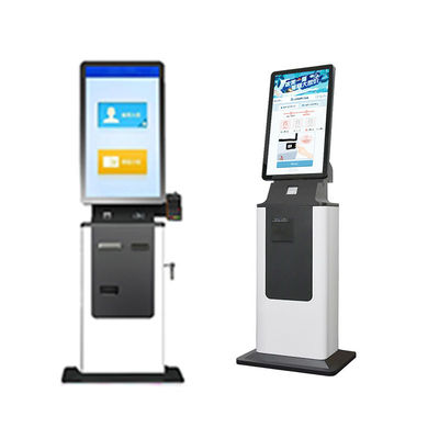 Buy Cash Accept Self Service Machine , Payment Terminal Kiosk For Government Hospital online manufacture