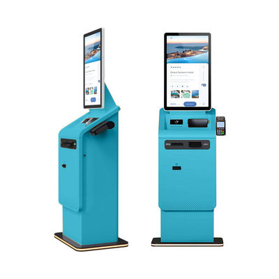 kaufen 27 32 Zoll Boden Stehend Touchscreen Selbst Bargeld Spender Münz Recycler Android Rechnungsacceptor Drucker Zahlung Kiosk Terminal online manufacture