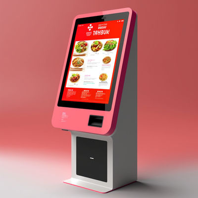 Buy IR touch screen Restaurant Ordering Kiosk NFC Card Reader Display online manufacture