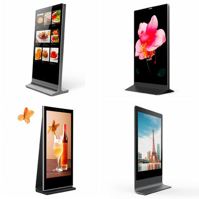 Buy Indoor Digital Signage Kiosk 43 Inch Wide View Free Stand LCD Advertising Player online manufacture