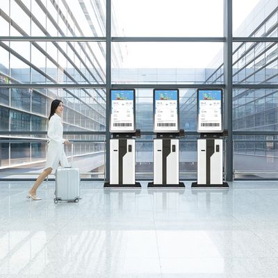kaufen Automatischer Zahlungs-Anschluss mit Barcode-Scanner-biometrischem Leserselbstzahlungskiosk mit Drucker online manufacture