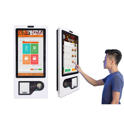Buy IOS Compatible Self Payment Kiosk In Order Payment Terminal Floor Stand Machine online manufacture