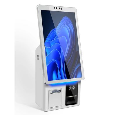 buy Interactive Touch Screen Self Ordering Payment Kiosk Indoor Android POS Printer Floor-Standing Information Menu Ordering Kiosk online manufacture