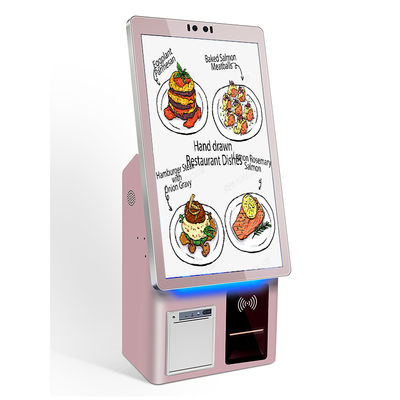 Buy Crtly 21.5inch Capacitive Android Touch Screen Tabletop Checkout Payment Kiosk Self Service Ordering Kiosks with Qr Code Scanner online manufacture