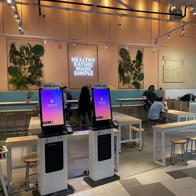 acheter Numéro QR et lecteur RFID Kiosque de caisse en magasin pour les transactions rapides online manufacture