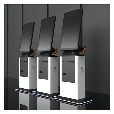 comprar 32'' Hotel Check-in Impressor de bilhetes de quiosque para depósito em caixas eletrônicos e câmbio de moeda estrangeira online manufacture