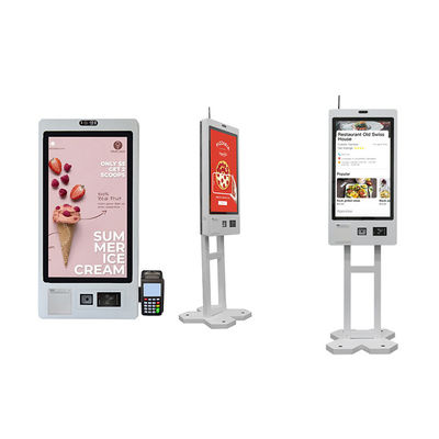Buy Ticket Printing Self Service Ordering Kiosk Capacitive Touch 10 Point and RFID Reader online manufacture