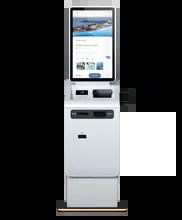Buy Self Service Kiosk 32 Inch Capacitive Touch Hotel Airport Currency Exchange Self Payment Kiosk online manufacture