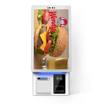 Buy Crtly Wholesale 21.5 Inch Touch Printer Self Service Payment Ordering Kiosk for Retail Stores and Restaurant Bill Payment Kiosk online manufacture