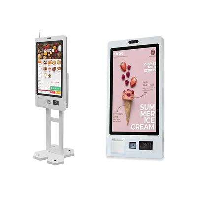 Buy Self Service Restaurant Ordering Kiosk With Ticket Printing And Customizable Color online manufacture