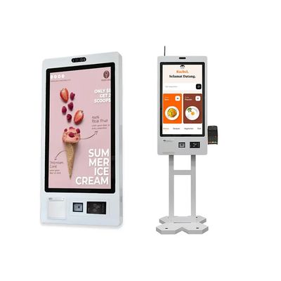 kaufen 10-Punkte-Kapazitäts-Touch-Selbstbedienungs-Kiosk-Maschine Perfekte POS-Lösung für Restaurants online manufacture