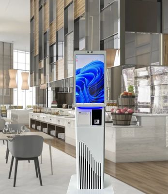 comprar Android/Win Self Ordering Digital Kiosk com Impressão de Bilhetes QR RFID Scanner online manufacture
