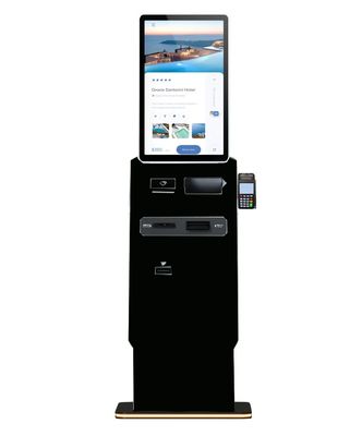 kopen Custom Kleur Restaurant Kiosk Zelfservice Met Ticket Printing En Camera Functies online manufacture