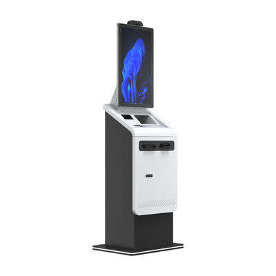 Buy Self Service Coin Cash Acceptor & Dispenser Kiosk with SDK and Barcode Reader Touch Screen Technology Indoor Payment Terminal online manufacture