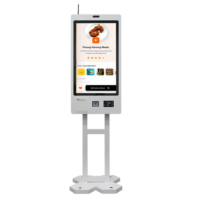 Automatic Fast Food Touch Screen Ordering Kiosk Self Service