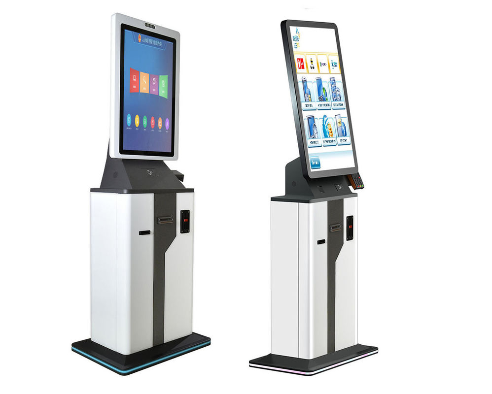 Multi Touch Hotel Check In Kiosk Machine Quick Response
