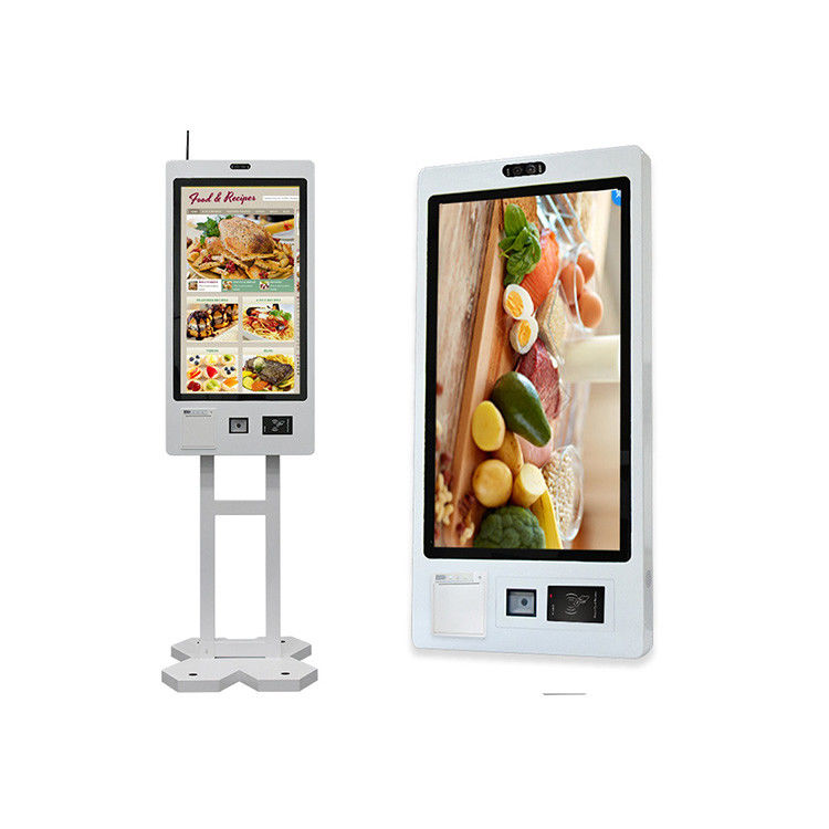1920X1080 Resolution Self Service Ordering Kiosk and Capacitive Touch 10 Point Screen