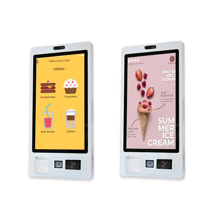 Floor Stand or Wall Mount or Hanging Food Ordering Kiosks System Self Service Payment Kiosk