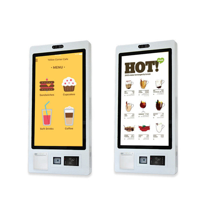 Supermarket Self Service Kiosk Flexible And Intuitive LCD Touchscreen With Card Reader