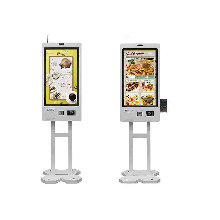 23 Inch Self Service Ordering Kiosk Waterproof For Fast Food Restaurants