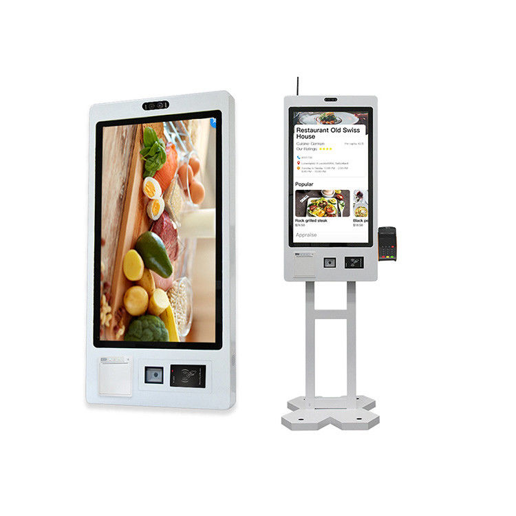 Touch Screen Self Payment Ticket Vending Machine Burger King Kiosk