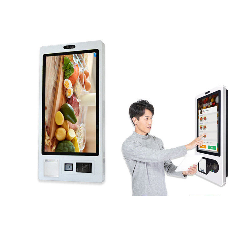 Android/Win7/8/10 Self Ordering Kiosk for Indoor and Installation with Floor Stand