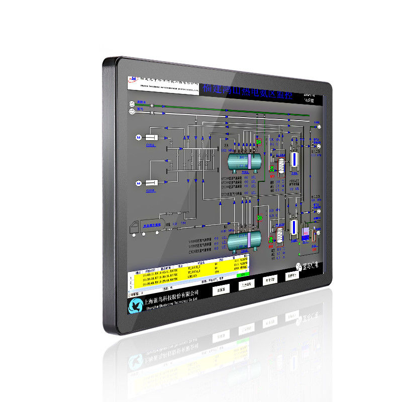 21.5 Inch Industrial Panel PC Embedded Wall Mount Rugged Touch Screen Computer