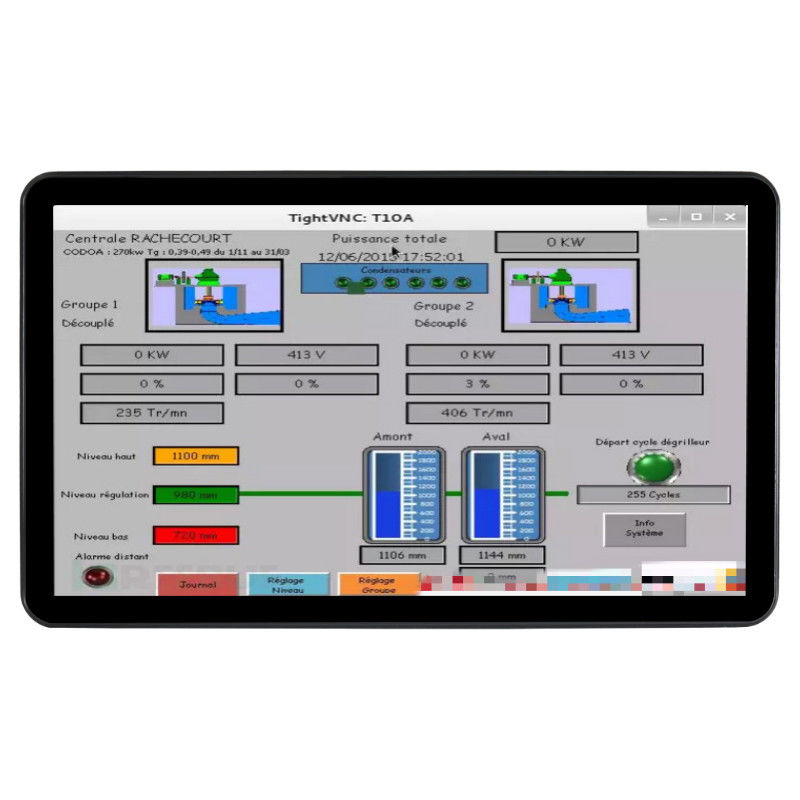 15.6'' Industrial Touch Screen Monitors Capacitance Control Android