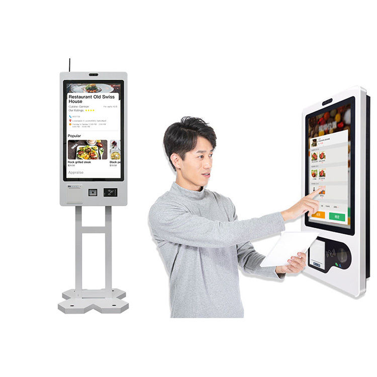 Robust Self Service Kiosk with Camera and Thermal Printer payment wall mounted kiosk
