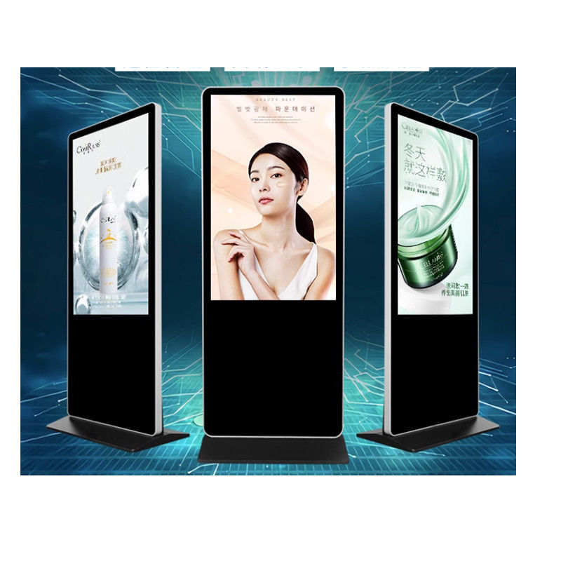 Shopping Mall Free Standing Touch Screen Kiosk 43 Inch Panel Size For Display