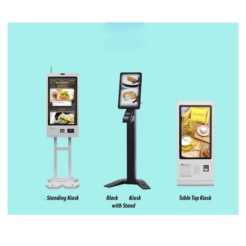 Modern Wall Mounted Self Payment Kiosk Capacitive Touch 10 Point 1920*1080P Resolution