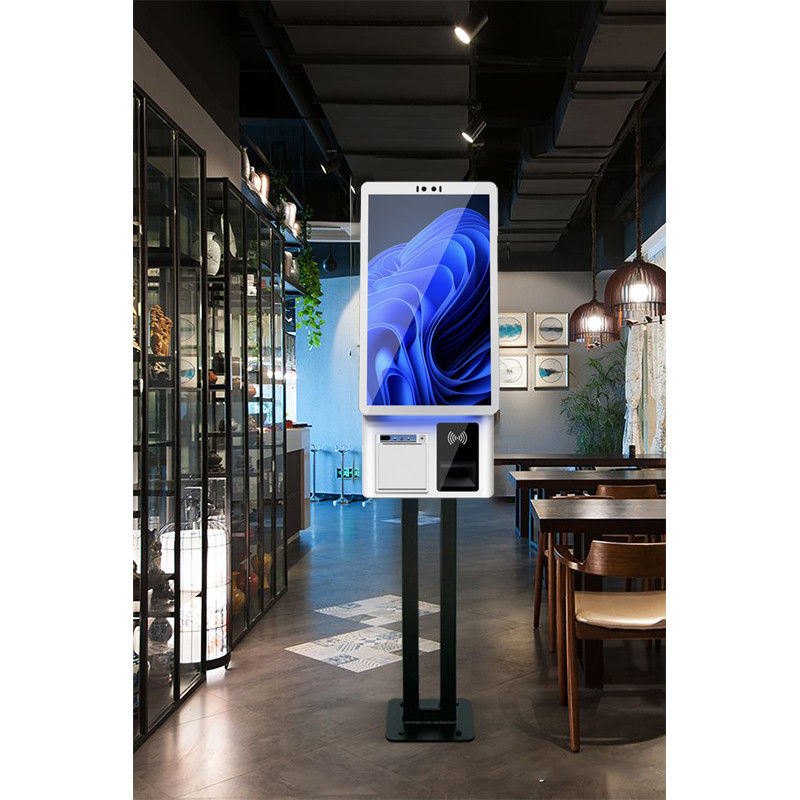 High Definition Restaurant Ordering Kiosk Indoor Solution with 1920*1080P Resolution