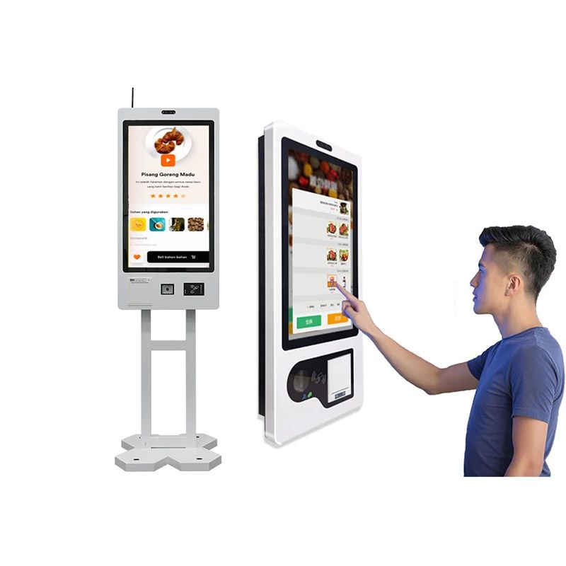 1920*1080 FHD Resolution Self-Service ordering System with Capacitive Touch 10 Point