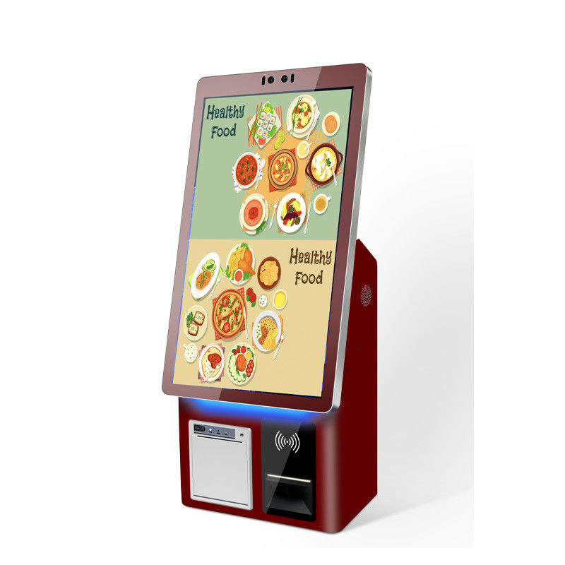 User Friendly Restaurant Ordering Kiosk With Capacitive Touch 10 Point And Android OS