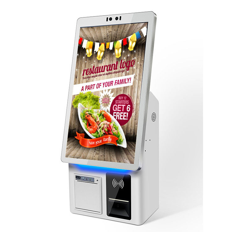 Capacitive Touch 10 Point Restaurant Ordering Kiosk Desktop/ Vertical/ Wall-Mounted Install