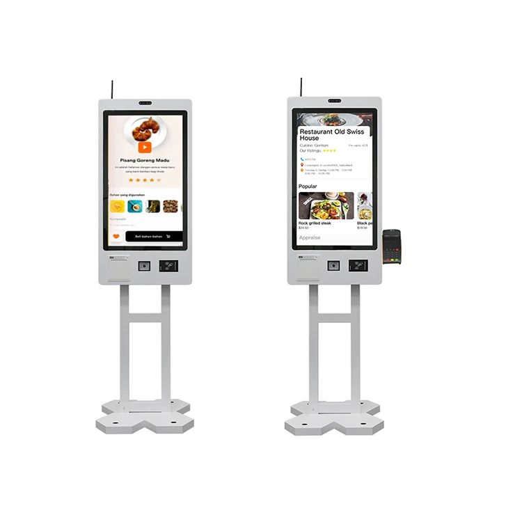 Convenient Self Service Kiosk Scanner Self Payment Kiosk for Android/Window 7/8/10 OS