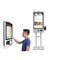 32 Inch Self Cashier Machine Floor Stand Self Service Payment Kiosk