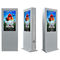 Indoor Ultra Thin 43 Inch Digital Signage Kiosk Floor Stand Advertising Totem