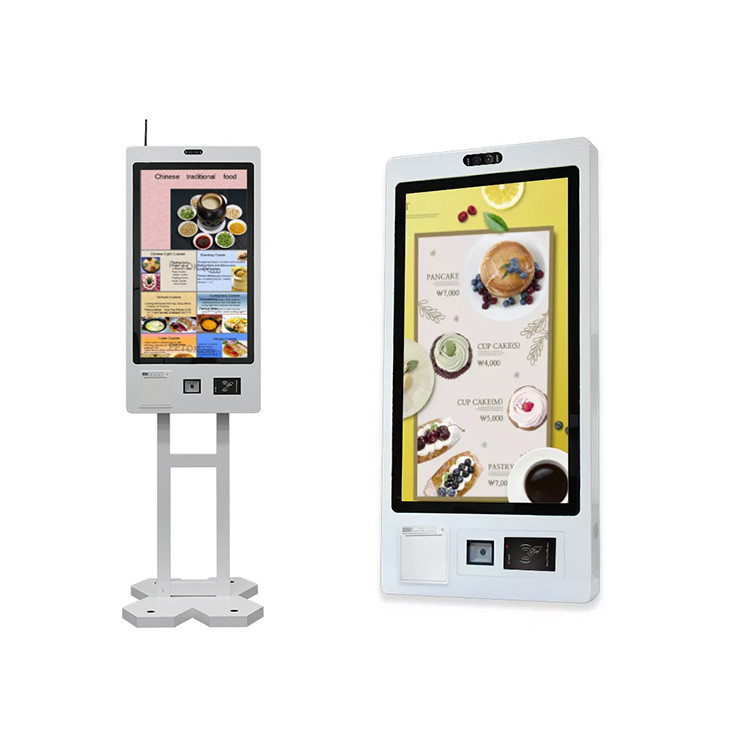 Check In Kiosk Hotel Airports Self Check In Kiosk With Thermal Printer / 32 Inch Touch ...