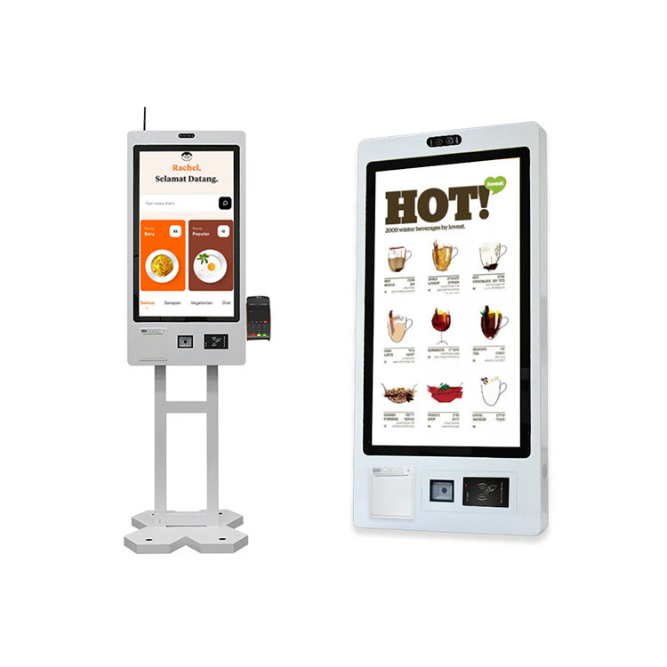 Free Standing self checkout terminal Wall Mount 32 Inch payment kiosk ...
