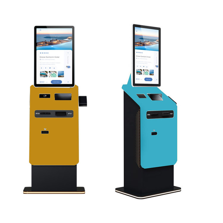 Crtly Dual Screen Self Service Kiosk QR Code Touch Screen Integrated ...