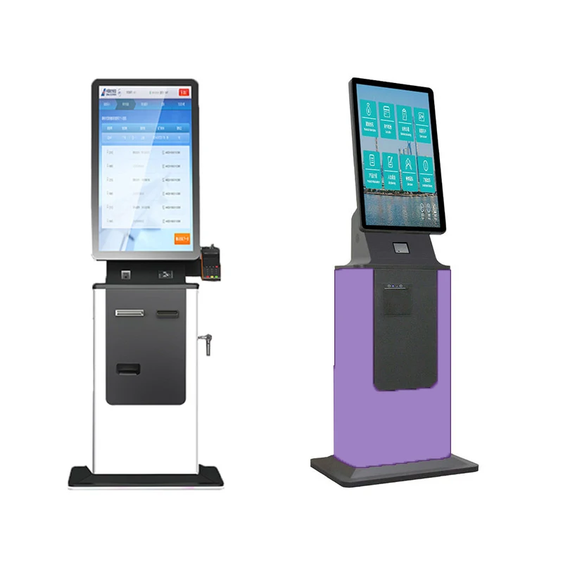 21.5 Thermal Paper Check In Kiosk with Capacitive Touch and Steel Enclosure