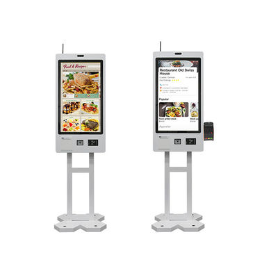 Ticket Printing and RFID Reader Self Ordering Kiosk with Capacitive Touch 10 Point