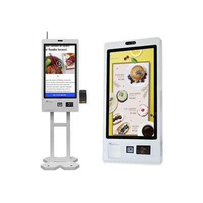 QR Code Scanning Self Ordering Kiosk All In One Fully Automated 14 Inch